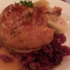 プラハ名物鴨料理をチェコ郷土料理レストランで食べる；U Modre Kachnicky II@プラハ旧市街